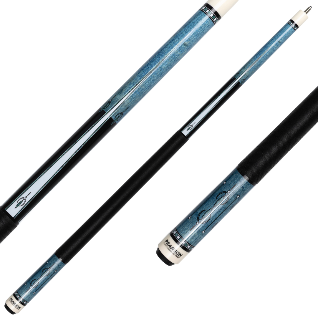 Manufacturer detail photo of the Pearson Encore Blue cue butt and grip